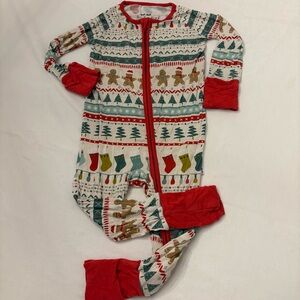 Little Sleepies Christmas Baby Footie